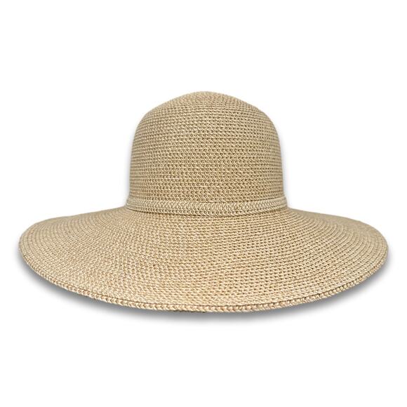 Ultimate Sun Protection Women's Wide Brim Straw Summer Floppy Beach Bell Hat - Picture 1 of 6